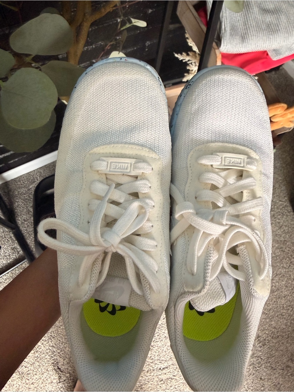 Nike Wmns Air Force 1 Crater Flyknit 'Pure Platinum' | Size 8 - Picture 3 of 5